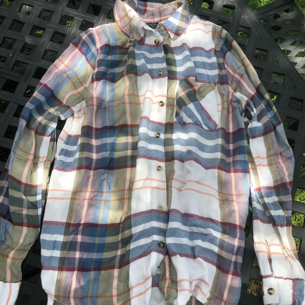 Topshop button up blouse